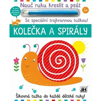Nauč ruku kreslit a psát Kolečka a spirály - Jiri Models (2019, brožovaná) + trojhranná tužka Nauč ruku kreslit a psát Kolečka a spirály - Jiri Models (2019, brožovaná) + trojhranná tužka