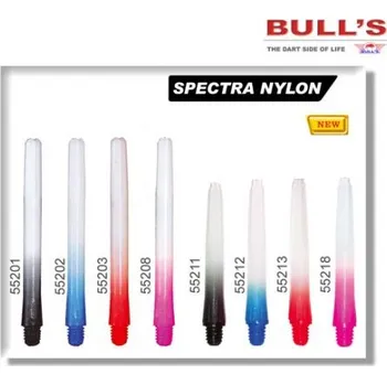 Příslušenství pro šipky Násadky Spectra nylon Bull´s krátké černé 55211