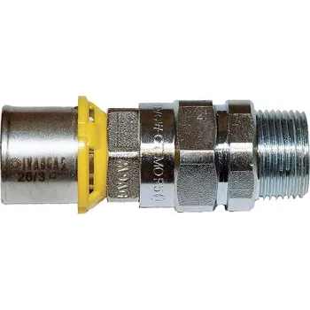 Ventil IVAR Protipožární armatura PRESS-GAS - přímá - 1/2\Mx20 (TASK510002GAS)"