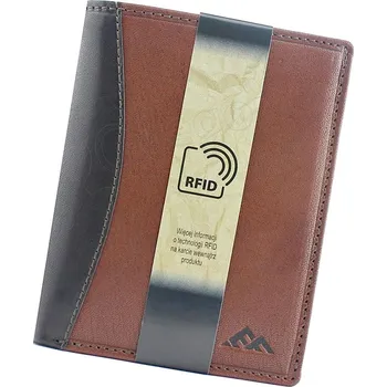 Peněženka Hnědá kožená peněženka El Forrest 544 + RFID
