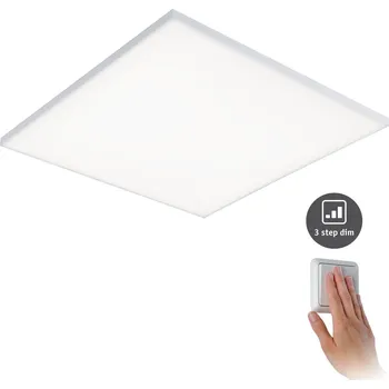 Paulmann 79822 Velora, subtilní stropní LED panel bez rámečku, 34W LED 3000K tříkrokové stmívání, 60x60cm