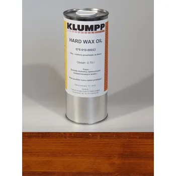 Olej na dřevo Hard Wax Oil - Skořicová hněď 326, plechovka 0,75 l, vnitřní olej na nábytek s tvrdým voskem