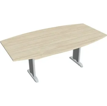 Kancelářský vozík HOBIS kancelářský stůl jednací tvarový - CJ 200, akát + doprava zdarma