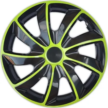 Poklice na kolo NRM | Poklice 16" QUAD BICOLOR BLACK/GREEN