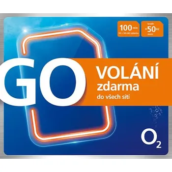 O2 SIM Go Volání zdarma do všech sítí s kreditem 50 Kč SIM karta O2 SIM Go Volání zdarma do všech sítí s kreditem 50 Kč