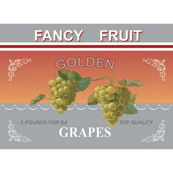 prostírání Korkové prostírání GOLDEN hrozny bíleho vína, střední - 29*21,5 cm/ - 4 ks