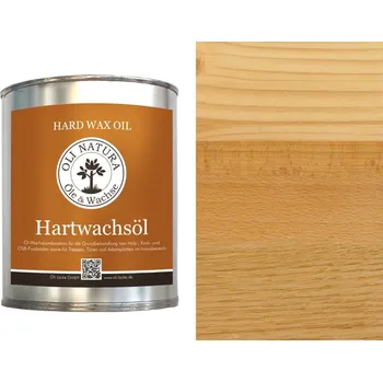 Olej na dřevo Oli-Natura HARTWACHSÖL (Olej na dřevěné podlahy) bezbarvý - natur Balení: 2,5L + dárek k objednávce nad 1000Kč