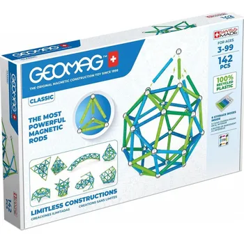Geomag Classic zelené/modré 142 dílků