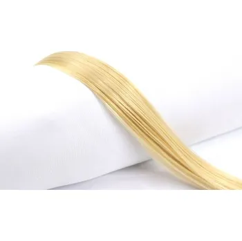Příčesek Beauty for You Slovanské vlasy - mikro pásky 2 cm, vlasy 35 cm, pro sendvičovou metodu VÝPRODEJ: 613 very light warm blonde - velmi světlá teplá blond