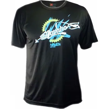 cyklistický dres Volný dres HAVEN NAVAHO SHORT black/white vel. L