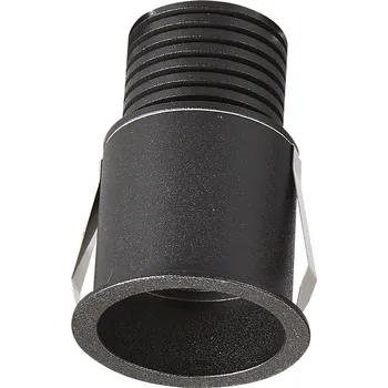 Venkovní osvětlení Mantra 6858 Guincho, černá zápustná bodovka 5W LED 3000K, prům. 5,5cm, IP54