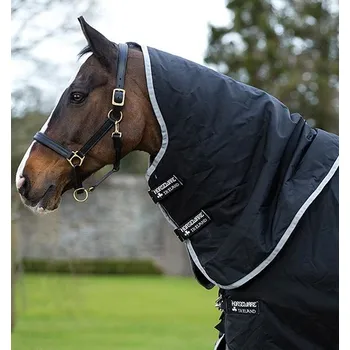 Deka pro koně Krční díl Rambo Supreme Vari Layer®, 150 g, black/silver Délka zad: M