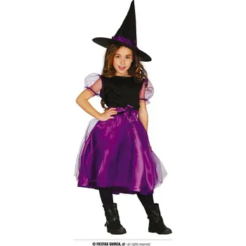Karnevalový kostým Guirca Fiestas Španělsko Fialová čarodějka varianta: 10 až 12 let