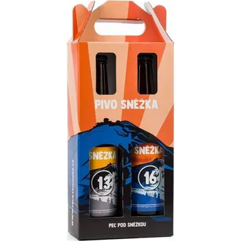 Pivo Dárk. set Pivo Sněžka 2x 0,5l - obyčejná zátka
