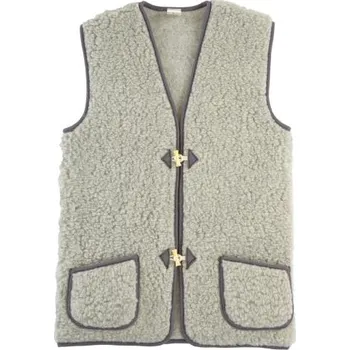 Dámská vesta Vesta Merino na kolíky šedá L