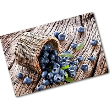 Kuchyňské prkénko Deska na krájení tvrzená Borůvky v koši