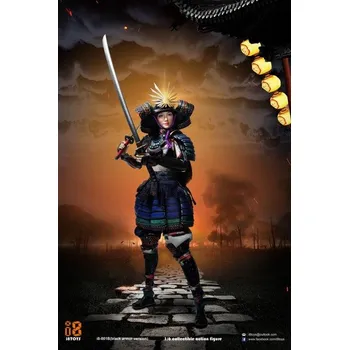 Figurka Figurka Rin Female Samurai in Black Armor 1/6 Action Figure