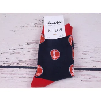 Chlapecké oblečení Ponožky aura.via modročervené ragby velikosti ponožek: 18,5-20,5 ( EUR vel. 28-31)