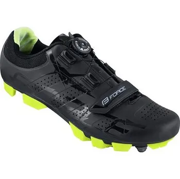 Pánské cyklistické tretry Force MTB Crystal černé 36