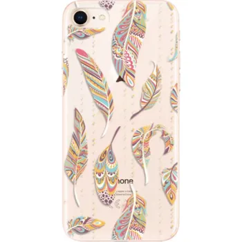 Odolné silikonové pouzdro iSaprio - Feather pattern 02 - iPhone 8