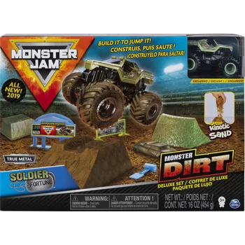 autíčko Recenze Spin Master Monster Jam sada s tekutým pískem Delux