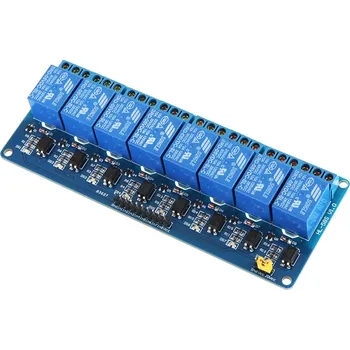 Relé Relé modul osmikanálový 5V (250VAC/30VDC 10A)