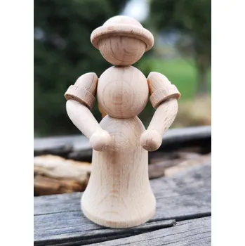 Vánoční dekorace OV - Anděl figurka - 55mm