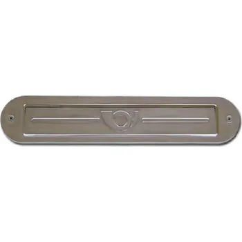 Poštovní schránka Vhoz na dopisy oblý Cr (stříbrný)