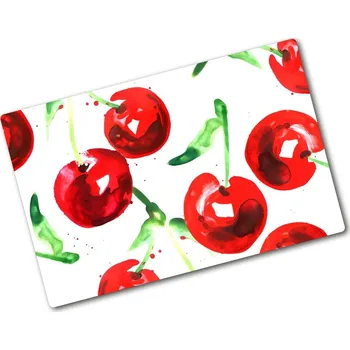 Kuchyňské prkénko Kuchyňská deska velká skleněná Višně