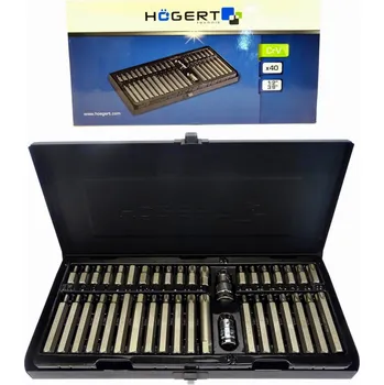 Autoklíč HÖGERT Bity imbus TORX SPLINE 40ks HOGERT Germany