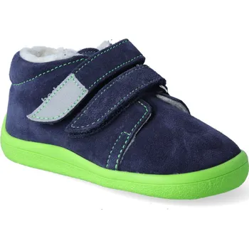 Dívčí zimní obuv Barefoot dětské zimní kotníkové boty Beda - Marcus Velikost: 20