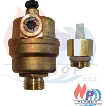 Příslušenství ke kotli Odvzdušňovací ventil automatický 3/8" se zpětnou 3/8" klapou PROTHERM TIGER / MEDVĚD - 0020027542