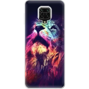 Pouzdro na mobilní telefon Odolné silikonové pouzdro iSaprio - Lion in Colors - Xiaomi Redmi Note 9 Pro / Note 9S
