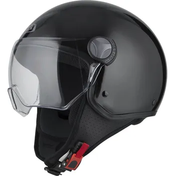 Helma na motorku Otevřená motocyklová přilba NZI Capital Vision lesklá černá Velikost: XS