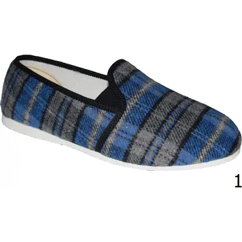 Pánské pantofle BOKAP papuče 072 Barva: káro, Velikost: 47