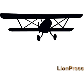 samolepka samolepka dvouplošník (silueta dvouplošník)