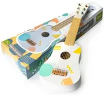 Eco Toys Dřevěná kytara s geometrickými…