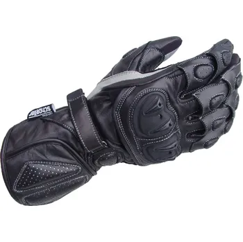 Moto rukavice Pánské textilní motocyklové rukavice Lookwell SNIPER SPS černé Velikost: XS