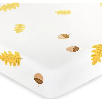 Prostěradlo 4Home jersey prostěradlo Podzim, 180 x 200 cm, bílá