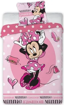 Ložní povlečení Faro Minnie Fashion 140 x 200, 70 x 90 cm zipový uzávěr