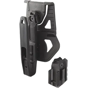 Airsoft ASG ASG opaskový holster pro B&T USW A1 a další RIS SMG / pistole, oboustranný - Černá