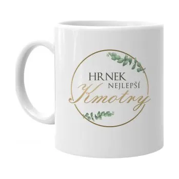 Žertovný předmět Hrnek nejlepší kmotry - hrnek- Tričkový.cz