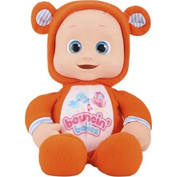 Alltoys Bouncin Babies 33 cm oranžová Panenka Alltoys Bouncin Babies 33 cm oranžová