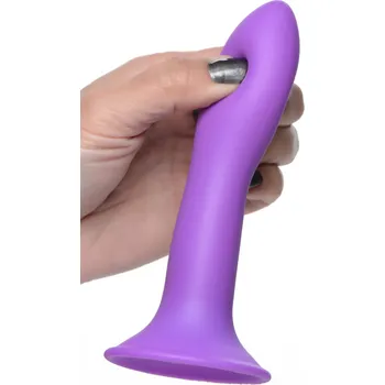 Dildo Squeeze-It Squeezable Slender Dildo Purple