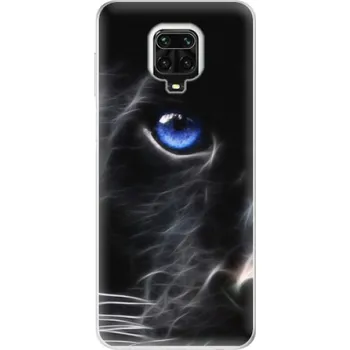 Pouzdro na mobilní telefon Odolné silikonové pouzdro iSaprio - Black Puma - Xiaomi Redmi Note 9 Pro / Note 9S