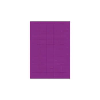Speciální papír Fialové lepící štítky 38x21,2 mm, balení 40ks fialová