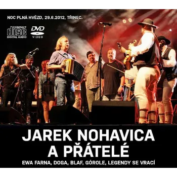 Česká hudba Jaromír Nohavica - Jarek Nohavica a přátelé [2CD + DVD]