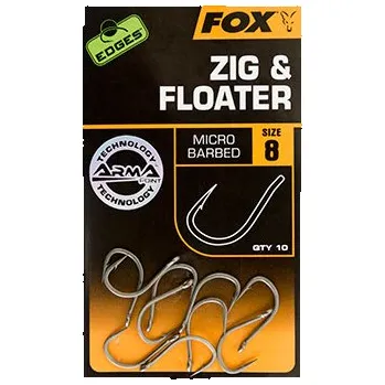 Rybářský háček Háčky FOX EDGES Zig & Floater Varianta: EDGES™ Zig & Floater - Size 6 Barbless