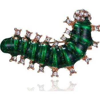 Brož Brož housenka zelená