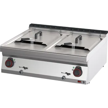 fritéza Fritéza elektrická 2x 13l FE 70/08 E s výpustí REDFOX